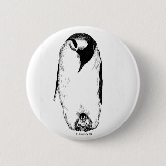 Pinguinmutter und -küken button