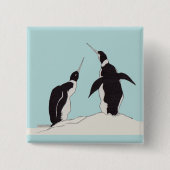 Pinguinpaar Button (Vorderseite)
