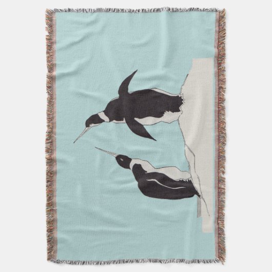 Pinguinpaar Decke (Vorderseite Vertikal)