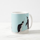 Pinguinpaar Kaffeetasse (VorderseiteRechts)
