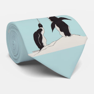 Pinguinpaar Krawatte