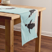 Pinguinpaar Kurzer Tischläufer (Beispiel)