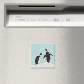 Pinguinpaar Magnet (In Situ (Geschirrspüler))