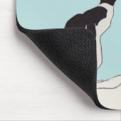 Pinguinpaar Mousepad (Ecke)