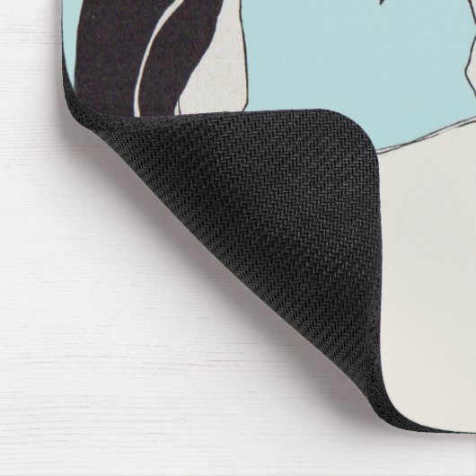 Pinguinpaar Mousepad (Ecke)
