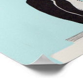 Pinguinpaar Poster (Ecke)