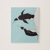 Pinguinpaar Puzzle (Vertikal)