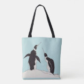 Pinguinpaar Tasche (Rückseite)