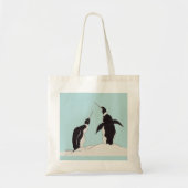 Pinguinpaar Tragetasche (Vorne)