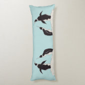 Pinguinpaare Seitenschläferkissen (Rückseite (Vertikal))