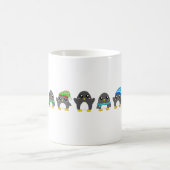 Pinguinparade Kaffeetasse (Mittel)