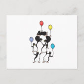 Pinguinpyramide Postkarte (Vorderseite)