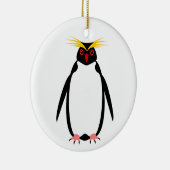 Pinguinrockhopper oder Makaroni Keramik Ornament (Rechts)