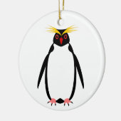 Pinguinrockhopper oder Makaroni Keramik Ornament (Links)