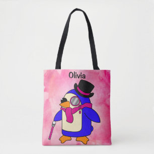 Pinguinrosa niedlicher Cartoon Tasche