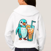 Pinguin's Aqua Sips Hoodie (Rückseite)