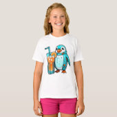 Pinguin's Aqua Sips T-Shirt (Vorne ganz)