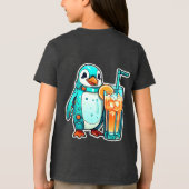 Pinguin's Aqua Sips Tri-Blend Shirt (Rückseite)