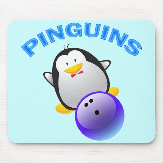 PINGUINS - BOWLINGS-TEAM MOUSEPAD (Vorne)