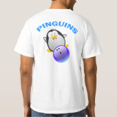 PINGUINS - BOWLINGS-TEAM T-Shirt (Rückseite)