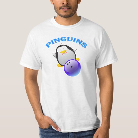 PINGUINS - BOWLINGS-TEAM T-Shirt (Vorderseite)