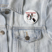 Pinguins Gebäude Freundschaftskleidung - Geschenke Button (Beispiel)