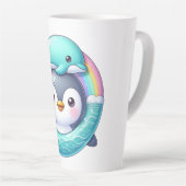 Pinguin's Ocean Adventure Milchtasse (Rechte Ecke)