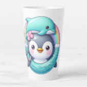 Pinguin's Ocean Adventure Milchtasse (Vorderseite)