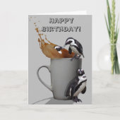 Pinguinspaß! Karte (Vorderseite)