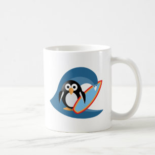 Pinguinsurfer Kaffeetasse