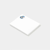 Pinguinsurfer Post-it Klebezettel (angewinkelt)