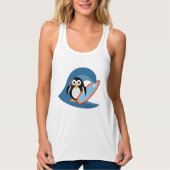 Pinguinsurfer Tank Top (Vorderseite)