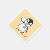 Pinguintag-Feier-20. Januar oder beliebig Serviette (Ecke)