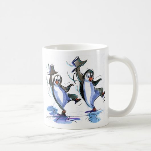 Pinguintanzen Kaffeetasse (Rechts)