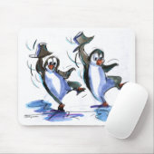 Pinguintanzen Mousepad (Mit Mouse)