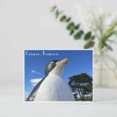 Pinguintasmanie Postkarte (Stehend Vorderseite)