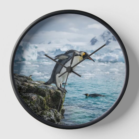 Pinguinuhr Uhr (Vorderseite)