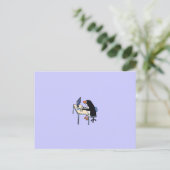 Pinguinux-Systemadministrator Postkarte (Stehend Vorderseite)