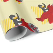 Pinguinverpackungspapier für den Cartoon Geschenkpapier (Rolleneckpunkt)