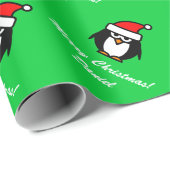 Pinguinverpackungspapier | Personalisierbar Geschenkpapier (Rolleneckpunkt)