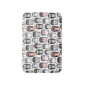 Pinguinvogel-Illustrationshintergrund Badematte (Vorderseite Vertikal)