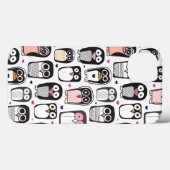 Pinguinvogel-Illustrationshintergrund Case-Mate iPhone Hülle (Rückseite (Horizontal))