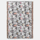 Pinguinvogel-Illustrationshintergrund Decke (Vorderseite Vertikal)