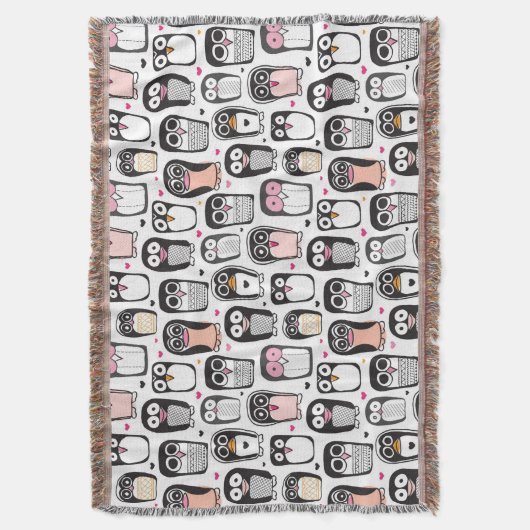 Pinguinvogel-Illustrationshintergrund Decke (Vorderseite Vertikal)