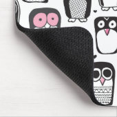 Pinguinvogel-Illustrationshintergrund Mousepad (Ecke)