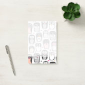 Pinguinvogel-Illustrationshintergrund Post-it Klebezettel (Büro)