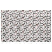Pinguinvogel-Illustrationshintergrund Stoff (Fat Quarter (45,7 x 55,9 cm))