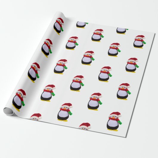 PinguinweihnachtsPackpapier Geschenkpapier (Ungerollt)