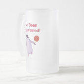 Pingwinned Pinguin-Klingeln Pong Mattglas Bierglas (Vorderseite Links)