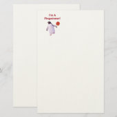 Pingwinner Ping Pong Briefpapier (Vorne/Hinten)
